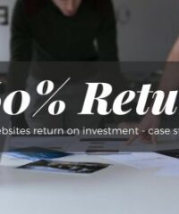 A Website’s Return on Investment – A Case Study for a 360% return