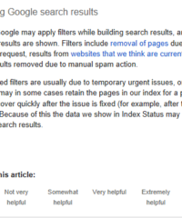 Google Index VS Google Search Results